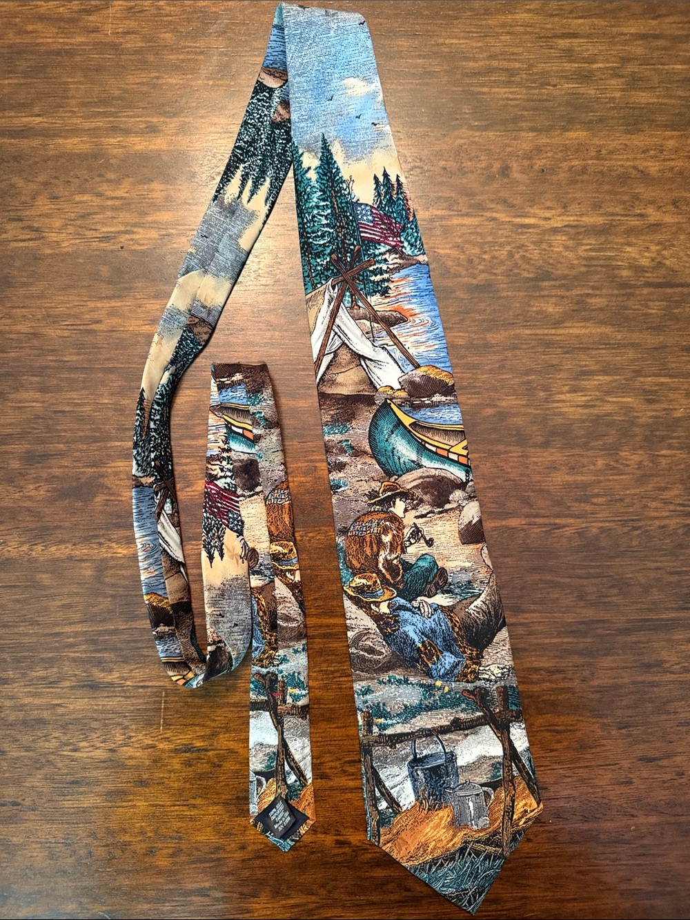 VTG Tango Americana Series Camping Out Neck Tie